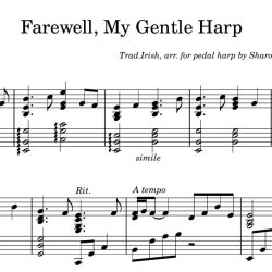 Farewell, My Gentle Harp - Pedal