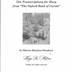 An English Christmas:  Ten Transcriptions for Harp from “The Oxford Book of Carols”